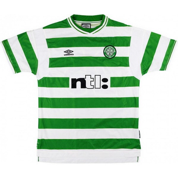 Camiseta Celtic 1ª Retro 1999 2001 Verde